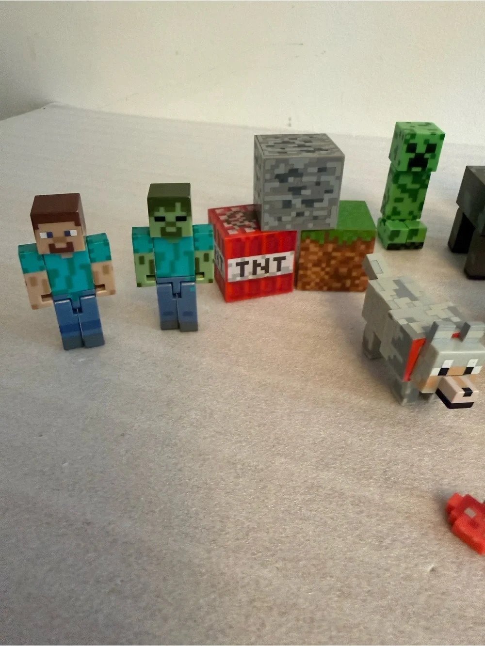 Lot of 21 Minecraft Poseable Action Figures Mojang